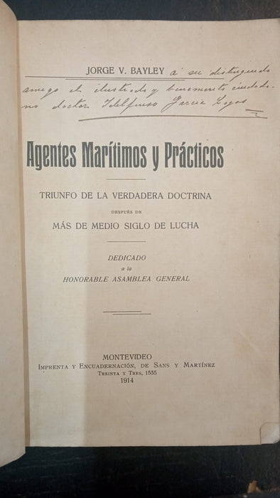 AGENTES MARÍTIMOS Y PRÁCTICOS | JORGE V. BAYLEY