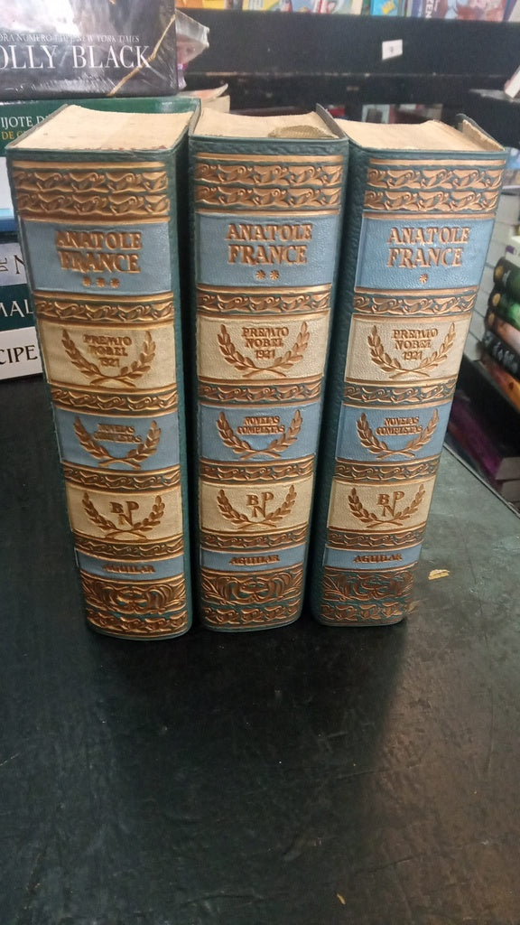 NOVELAS COMPLETAS Y OTROS ESCRITOS / 3 TOMOS | ANATOLE FRANCE