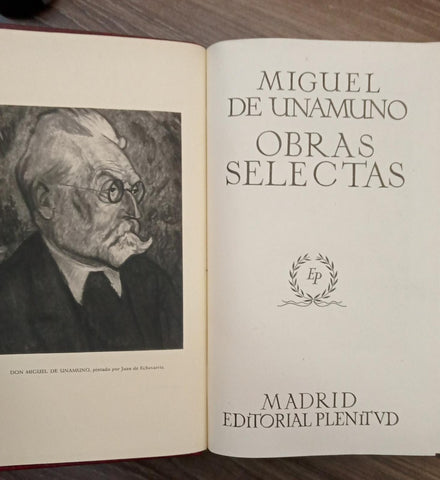 OBRAS SELECTAS | MIGUEL DE UNAMUNO