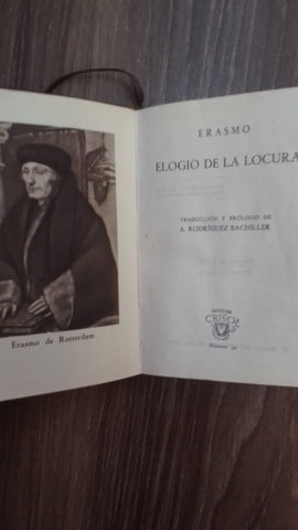 ELOGIO DE LA LOCURA | Erasmo