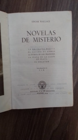 NOVELAS DE MISTERIO | EDGAR WALLACE