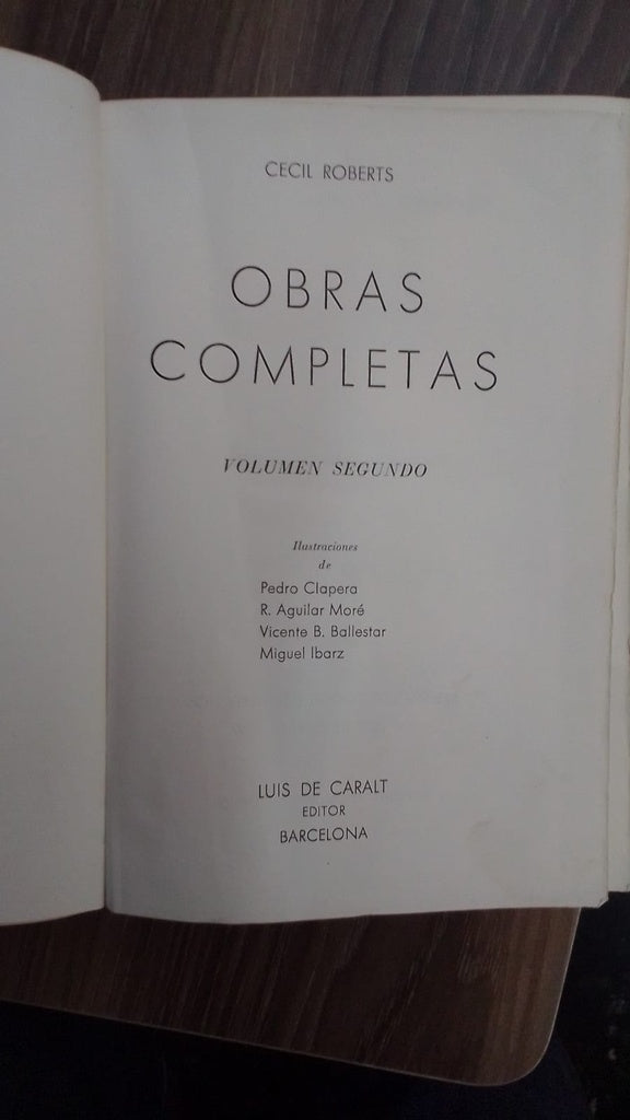 OBRAS COMPLETAS TOMO II | Cecil Roberts