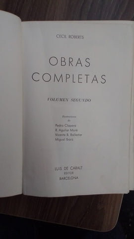 OBRAS COMPLETAS TOMO II | Cecil Roberts