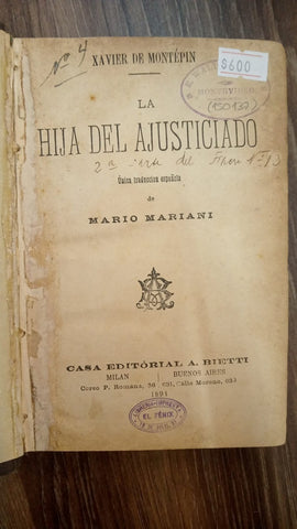 LA HIJA DEL AJUSTICIADO | XAVIER DE MONTEPIN