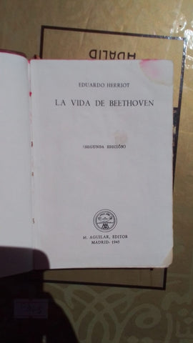 LA VIDA DE BEETHOVEN | EDUARDO HERRIOT