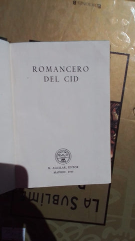 ROMANCERO DEL CID | Anónimo