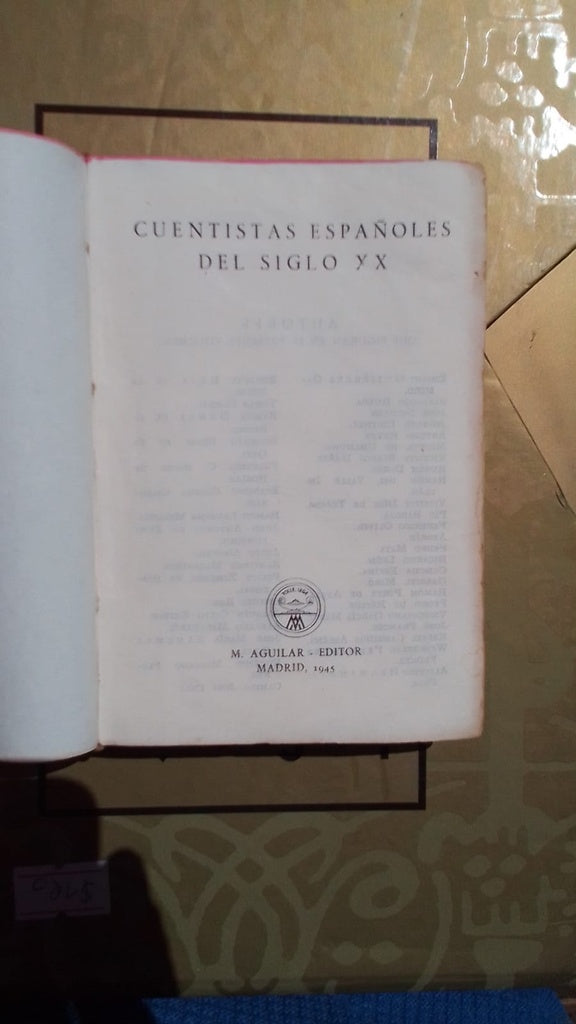 CUENTISTAS ESPAÑOLES DEL SIGLO XX