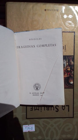 TRAGEDIAS COMPLETAS | Sófocles