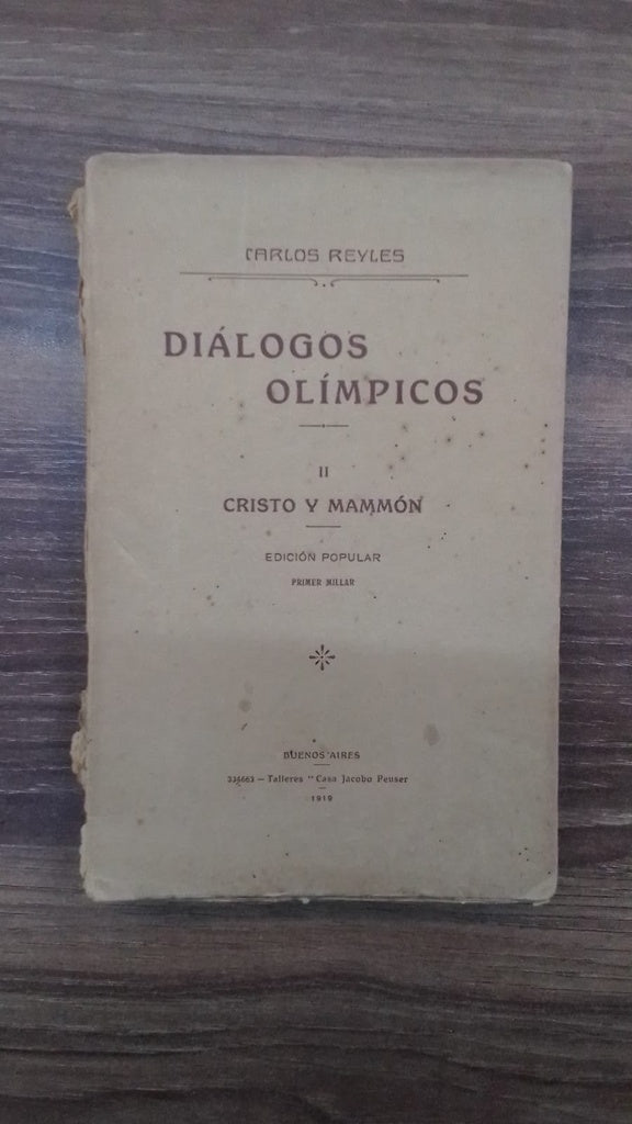 DIÁLOGOS OLÍMPICOS II  | Carlos Reyles