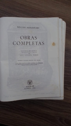 OBRAS COMPLETAS | William Shakespeare