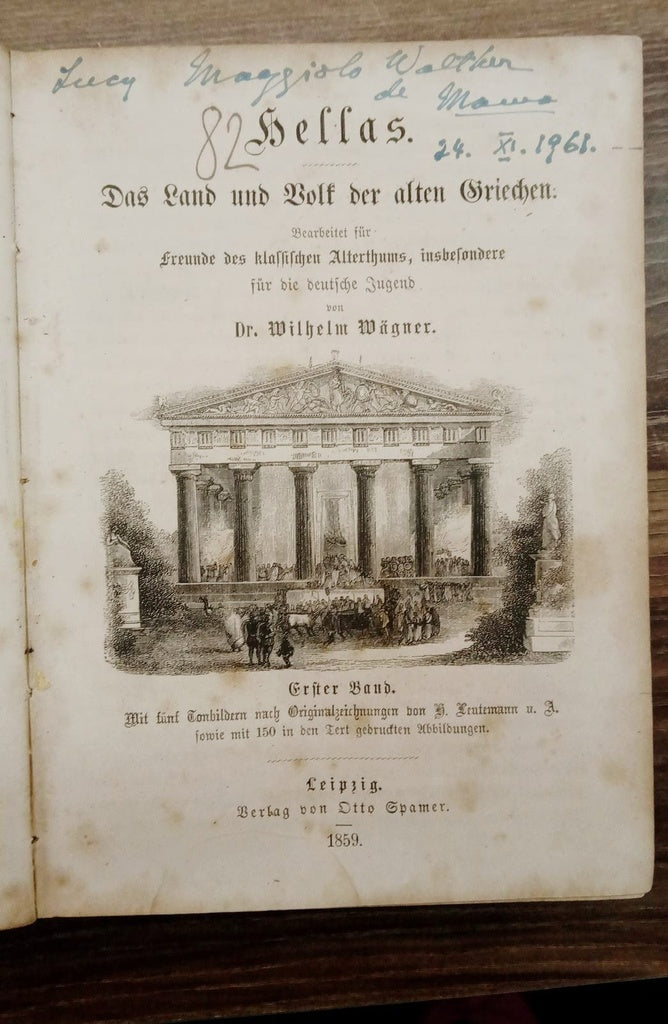 DAS LAND UND LOLF VER ALTEN CRIECHEN | WILHELM WAGNER