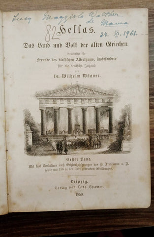 DAS LAND UND LOLF VER ALTEN CRIECHEN | WILHELM WAGNER