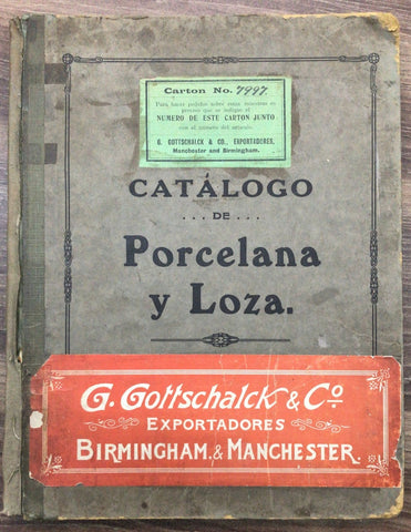 CATÁLOGO DE PORCELANA Y LOZA | G.GOTTSCHALCK & Cº EXPORTADORES