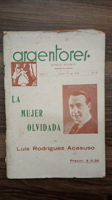 ARGENTORES - REVISTA TEATRAL | LUIS RODRIGUEZ DE ACASUSO