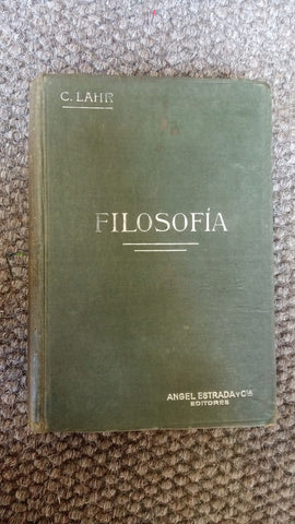 CURSO DE FILOSOFÍA - TOMO II - 10º EDICIÓN | C LAHR S. J.