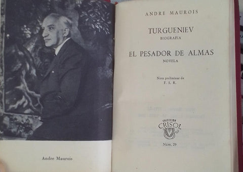 TURGUENIEV (BIOGRAFÍA) - EL PESADOR DE ALMAS (NOVELA) | ANDRÉ MAUROIS