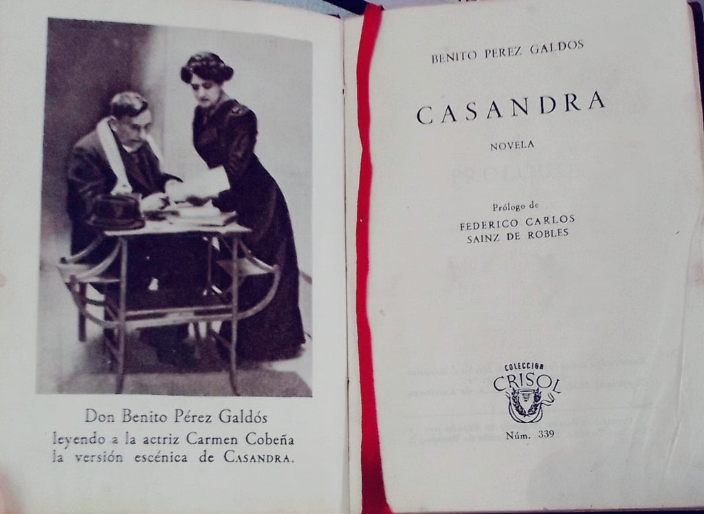 CASANDRA (NOVELA) | Pérez Galdós Pérez Galdós
