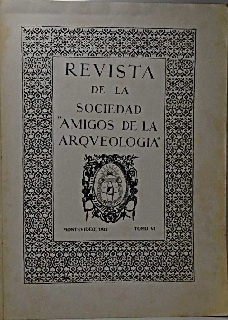 REVISTA DE LA SOCIEDAD "AMIGOS DE LA ARQUEOLOGÍA"..
