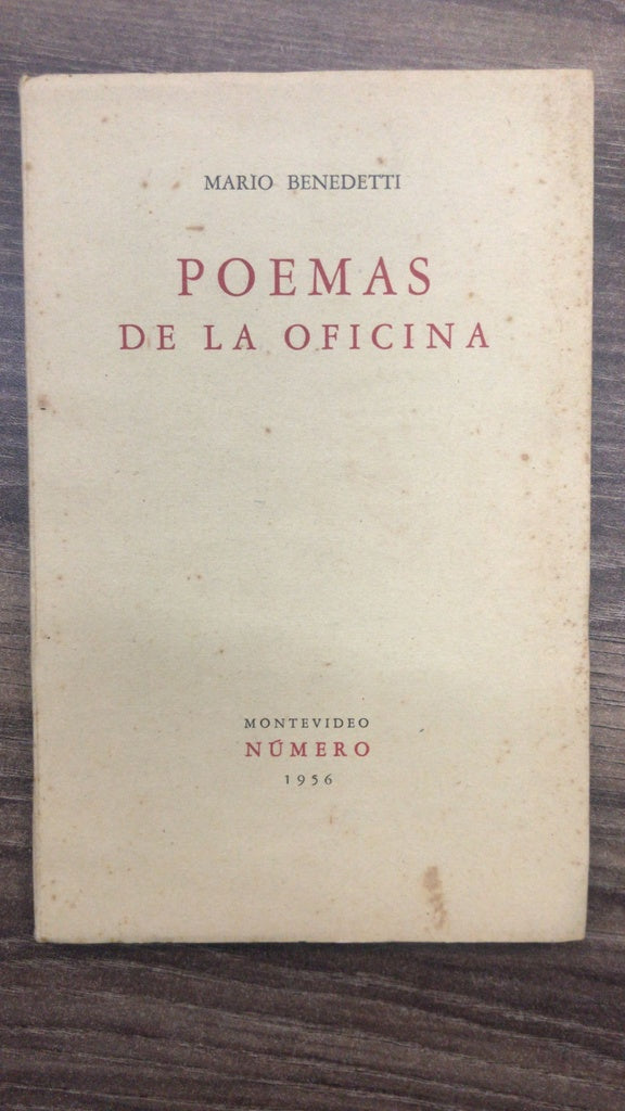 POEMAS DE LA OFICINA - 1RA EDICIÓN | MARIO BENEDETTI