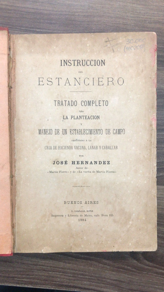 INSTRUCCIÓN DEL ESTANCIERO - TRATADO COMPLETO - 3RA EDICIÓN | Jose Hernandez