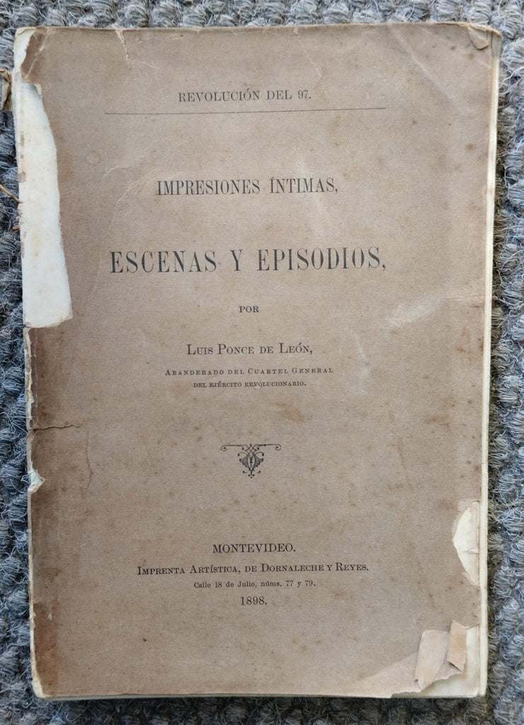 ESCENAS Y EPISODIOS | LUIS R. PONCE DE LEON