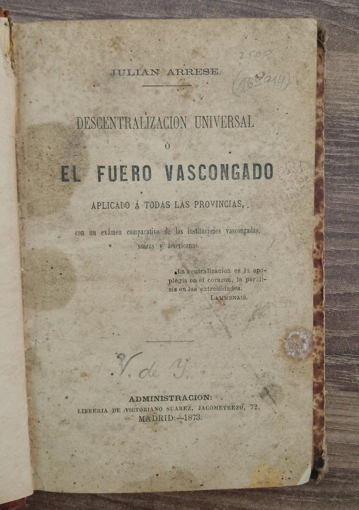DESCENTRALIZACIÓN UNIVERSAL  | JULIAN ARRESE