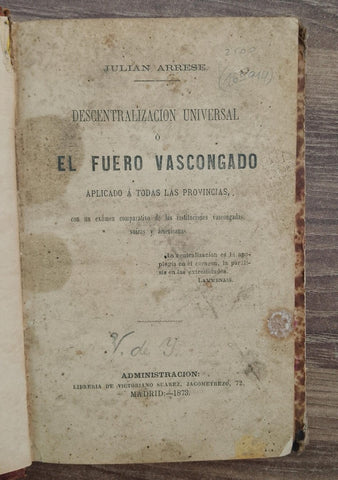 DESCENTRALIZACIÓN UNIVERSAL  | JULIAN ARRESE