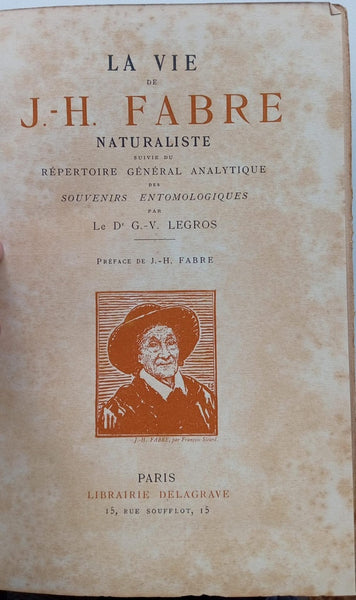 LA VIE DE J.- H. FABRE.. | G. - V. LEGROS