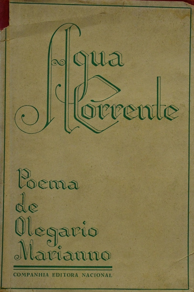 AGUA CORRENTE. POEMA.. | OLEGARIO MARIANNO