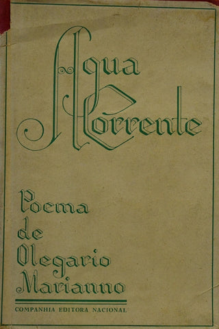 AGUA CORRENTE. POEMA.. | OLEGARIO MARIANNO