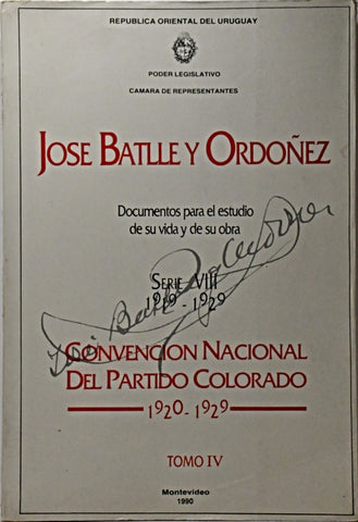 JOSE BATLLE Y ORDOÑEZ - TOMO IV..