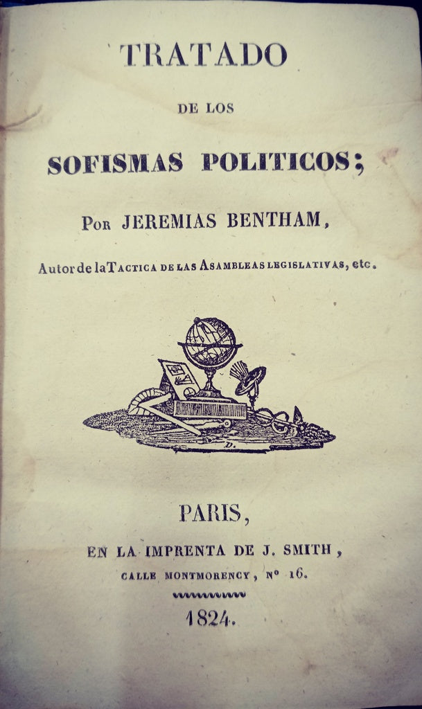 TRATADOS DE LOS SOFISMAS POLITICOS.. | Jeremias Bentham