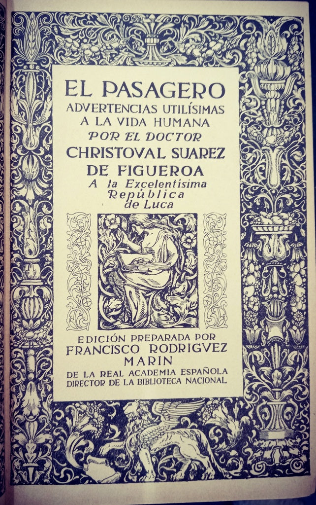 EL PASAGERO.. | CHRISTOVAL SUAREZ DE FIGUEROA