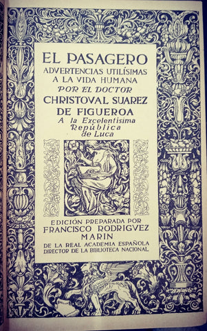 EL PASAGERO.. | CHRISTOVAL SUAREZ DE FIGUEROA