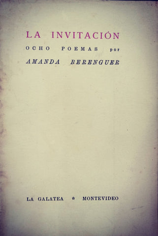 LA INVITACIÓN.. | Amanda Berenguer