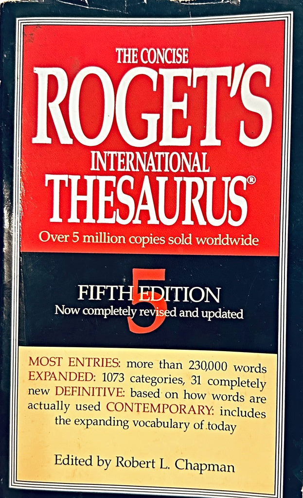 THE ROGERT'S INTERNACIONAL THESAURUS.. | ROBERT L. CHAPMAN
