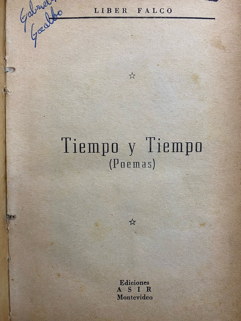 TIEMPO Y TIEMPO.. | Líber Falco