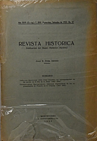 REVISTA HISTORICA. AÑO XLVI - TOMO XVII..