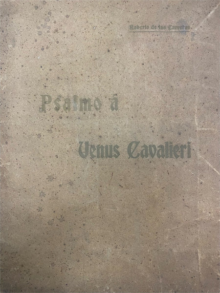 PSALMO Á VENUS CAVALIERI.. | Roberto De las Carreras