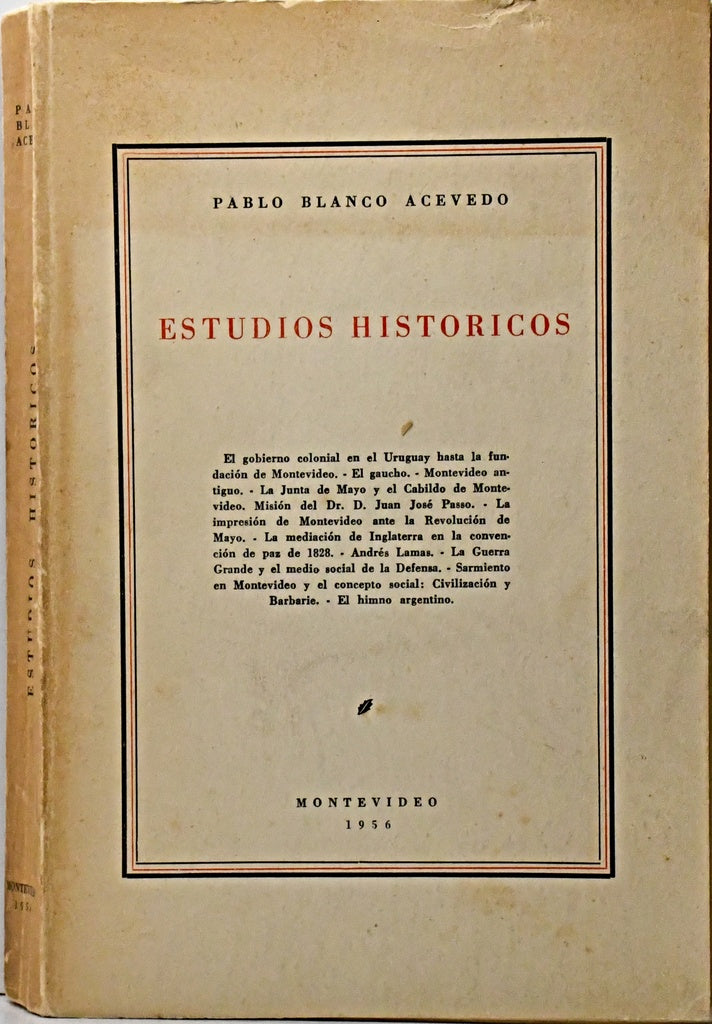 ESTUDIOS HISTORICOS.. | Pablo  Blanco Acevedo