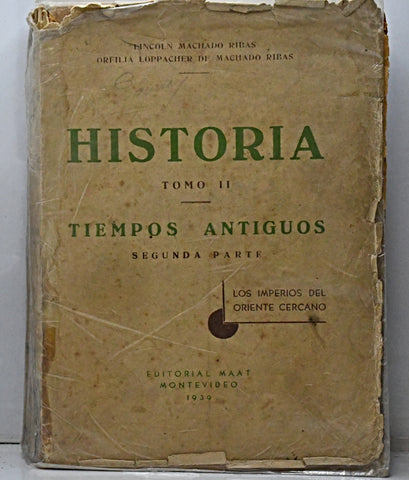 HISTORIA TOMO II.. | Lincoln Machado Ribas