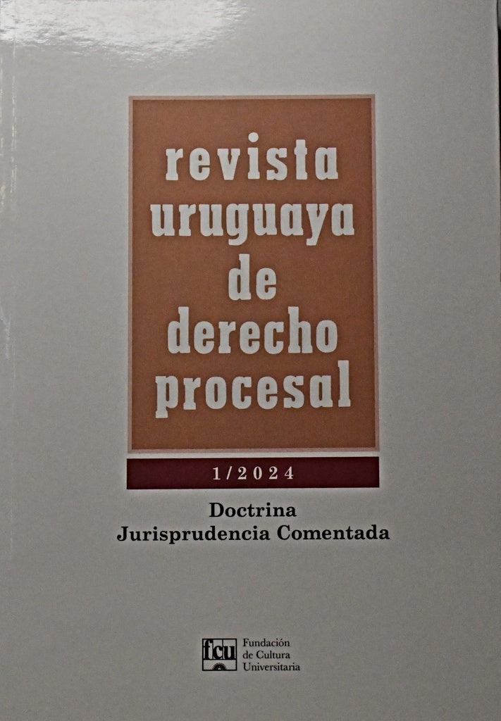 REVISTA URUGUAYA DE DERECHO PROCESAL 1/2024..