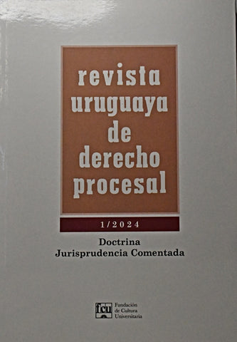 REVISTA URUGUAYA DE DERECHO PROCESAL 1/2024..