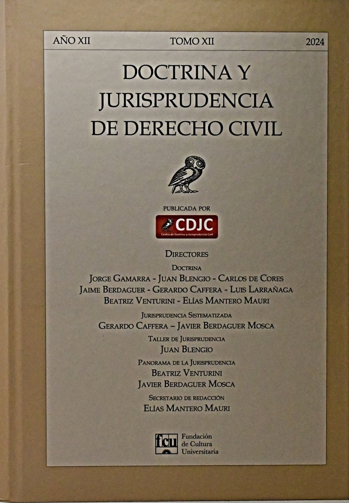 DOCTRINA Y JURISPRUDENCIA DE DERECHO CIVIL.. | Jorge  Gamarra