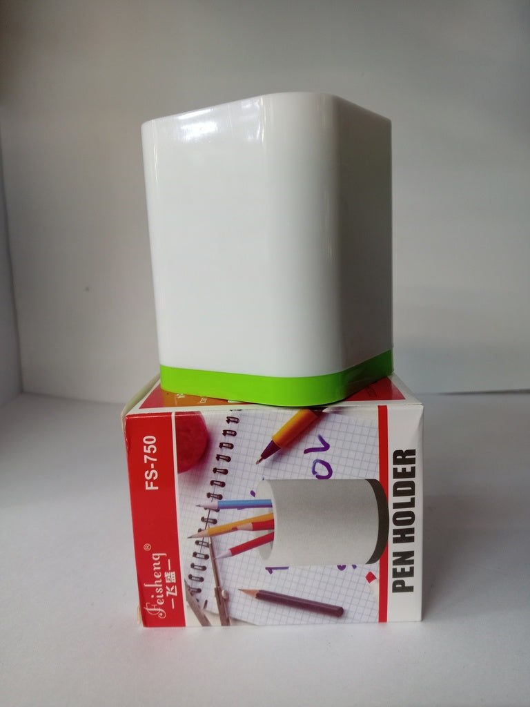 PORTALAPICES ACRILICO  CUADRADO BLANCO FS-750