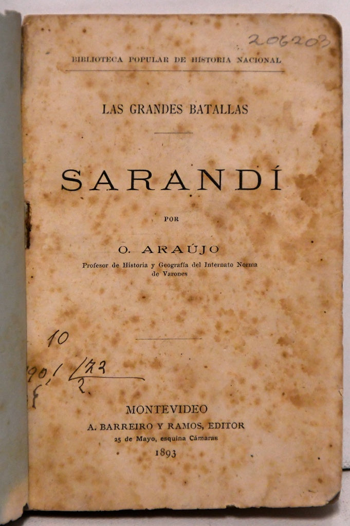 SARANDI..  | ORESTES ARAUJO