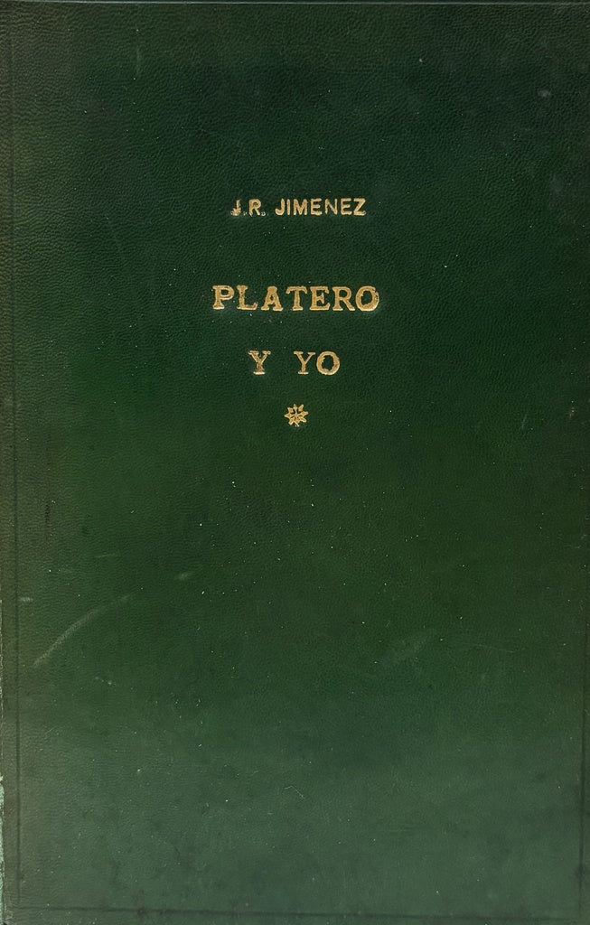 PLATERO Y YO (FIRMADO).. | JUAN RAMON JIMENEZ