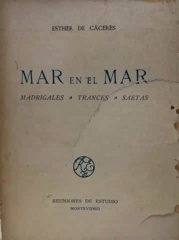 MAR EN EL MAR (FIRMADO).. | ESTHER DE CÁCERES