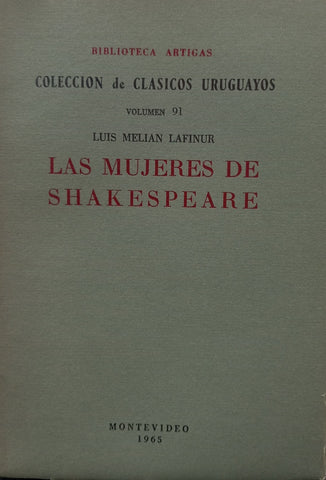 LAS MUJERES DE SHAKESPEARE.. | LUIS MELIAN LAFINUR
