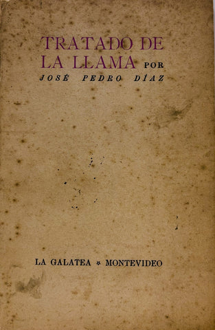 TRATADO DE LA LLAMA (DEDICADO A ONETTI).. | José Pedro Díaz
